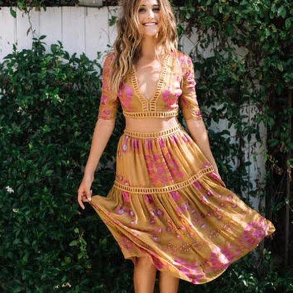 For Love And Lemons Dresses & Skirts - For Love and Lemons Barcelona Set M NWT